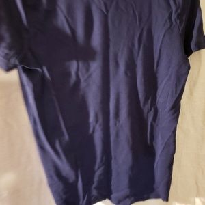 Blue pull over shirt